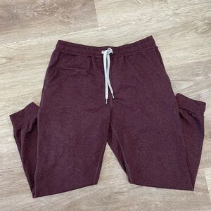 Vuori performance joggers - Maroon
